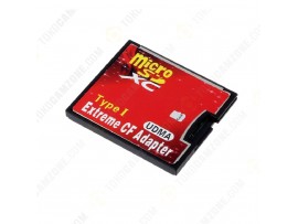 Extreme Micro SD Card to CF Adapter